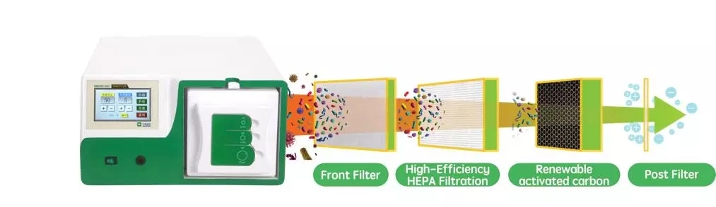 Professional Touch Screen Medical Surgical Smoke Evacuation System